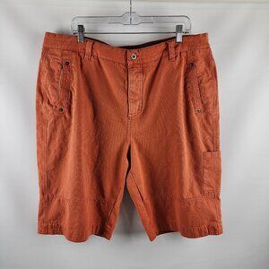 Carbon 2 Cobalt Shorts Mens 40 Orange Bedford Cord Outdoor Preppy Short (40x12)